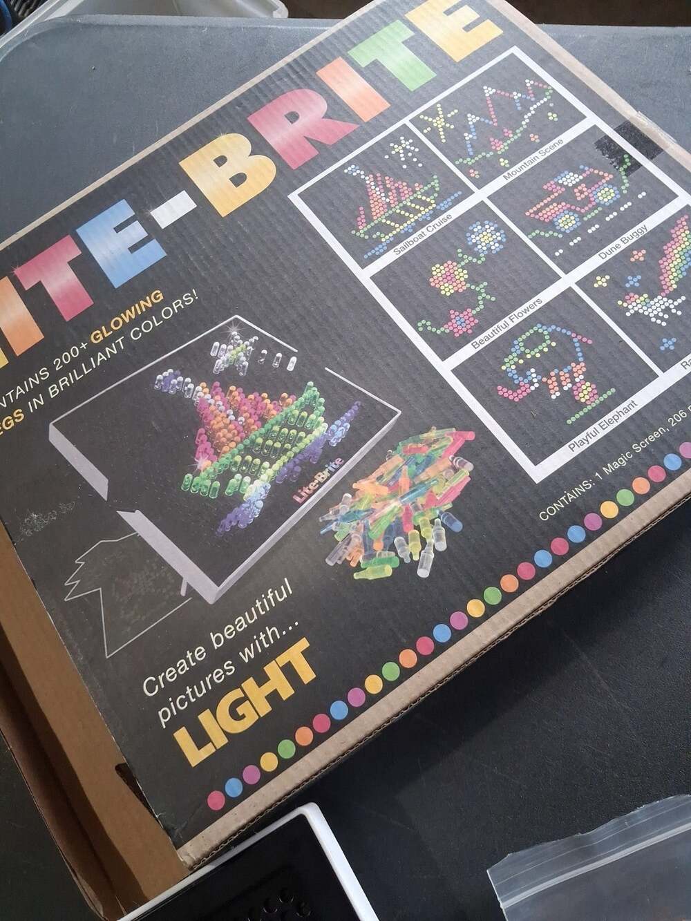 Lite-Brite Ultimate Classic Retro Toy Set - Complete.